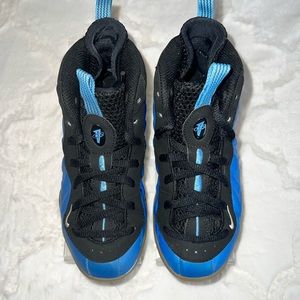 Nike foamposite kid 13c university blue